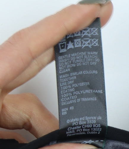 Marks and Spencer Women's Black Regular Trousers
