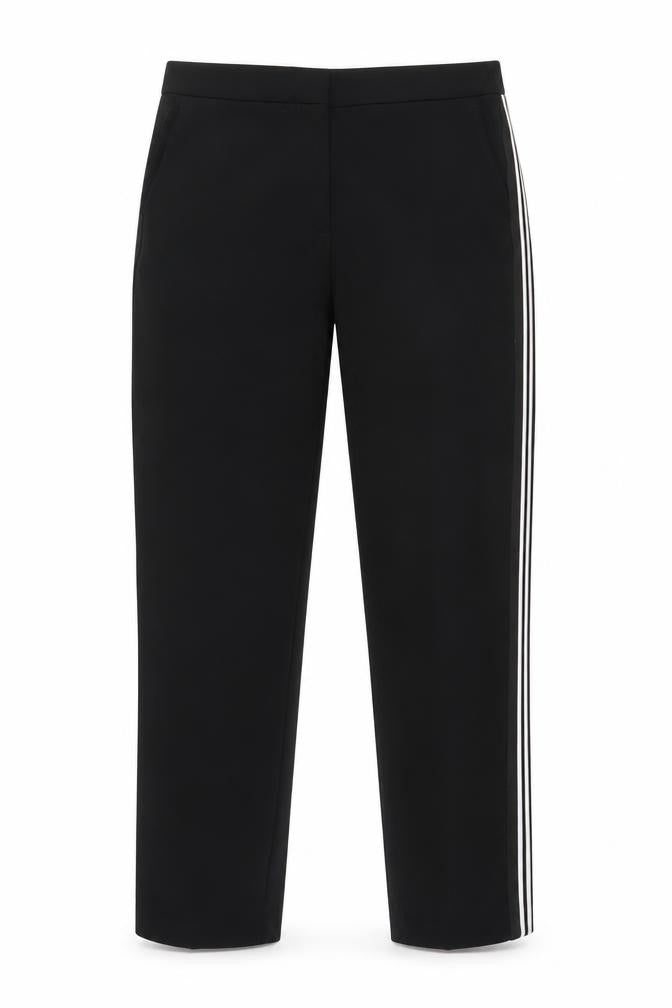 Front view of Marks & Spencer Women's Black Trousers, size 8