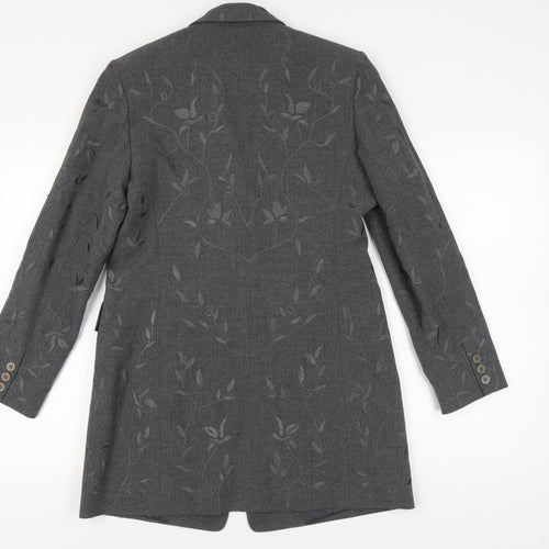 Windsmoor Women's Grey Floral Blazer Size 10