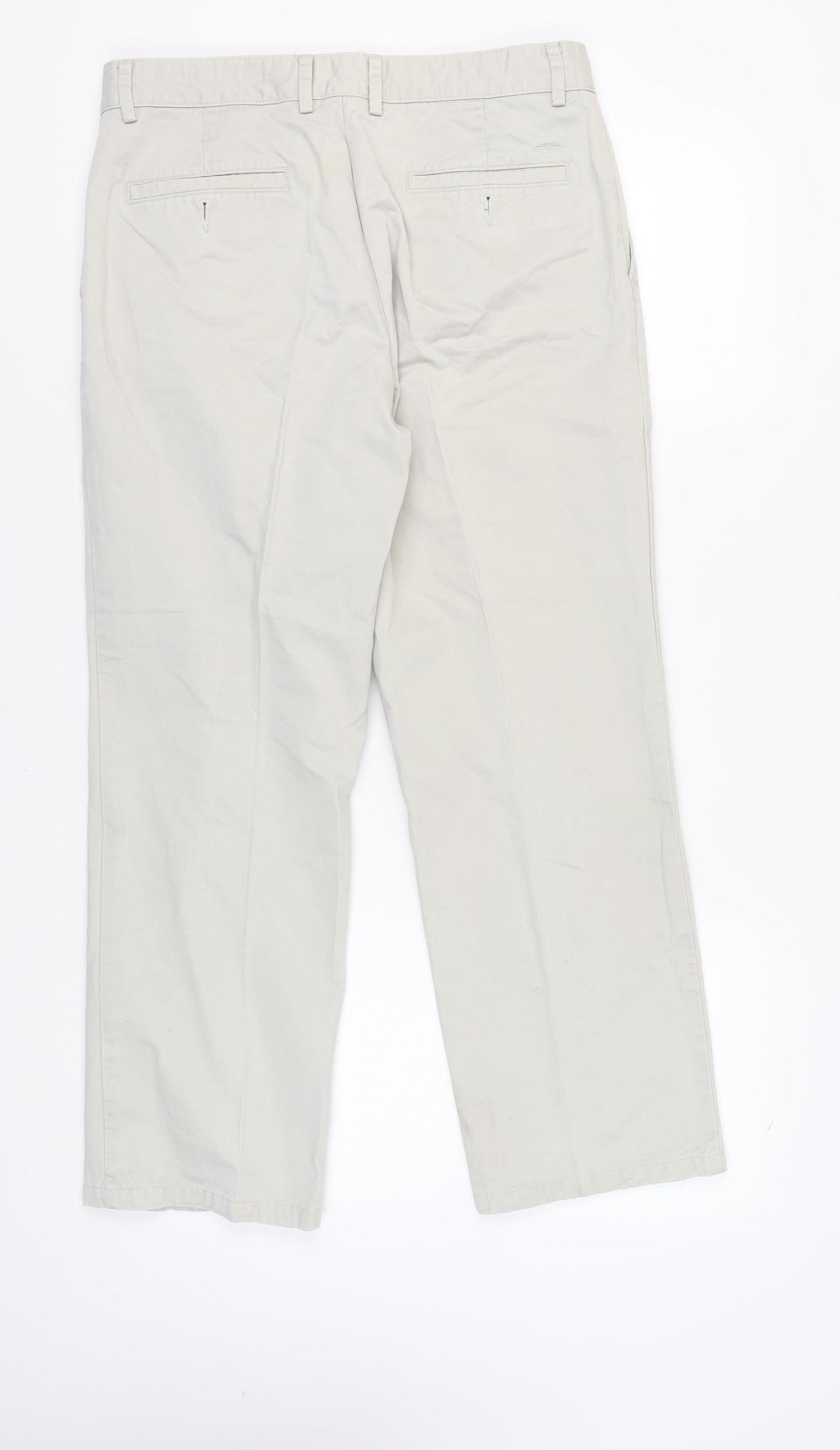 Dockers Men Beige Chino 34 Waist Trousers