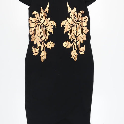 Myleene Klass Women's Black Pencil Dress Size 12
