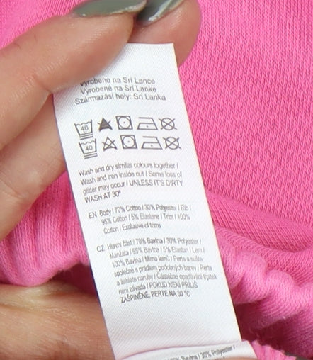 Barbie Girls Pink Pullover Sweatshirt, Size 7-8 Years