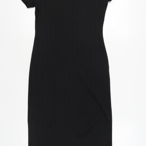 River Island Women's Black Sheath Dress, Size 12