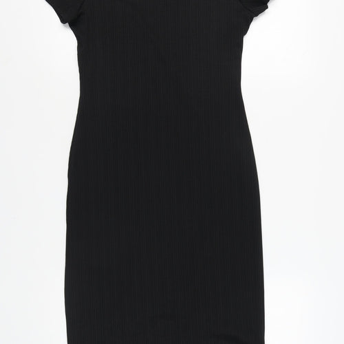 River Island Women's Black Sheath Dress, Size 12