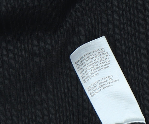 River Island Women's Black Sheath Dress, Size 12