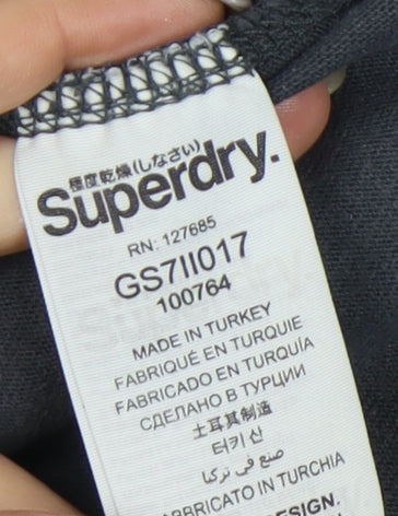 Superdry Men's Black Joggers M Elastic Waist