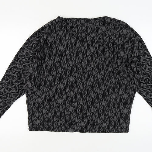 Matti Mamane Women's Black Long Sleeve Blouse