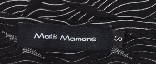 Matti Mamane Women's Black Long Sleeve Blouse