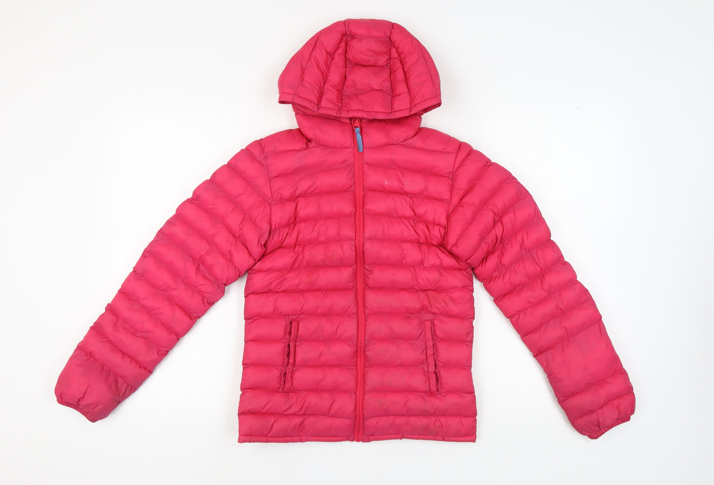 Mountain Warehouse Girls Pink Hooded Puffer Jacket 11-12Y