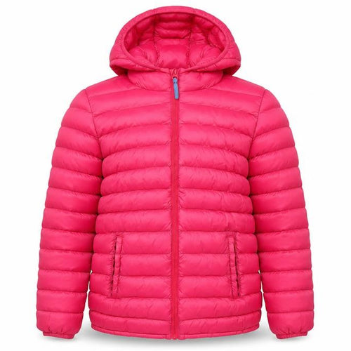 Mountain Warehouse Girls Pink Hooded Puffer Jacket 11-12Y
