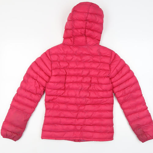 Mountain Warehouse Girls Pink Hooded Puffer Jacket 11-12Y