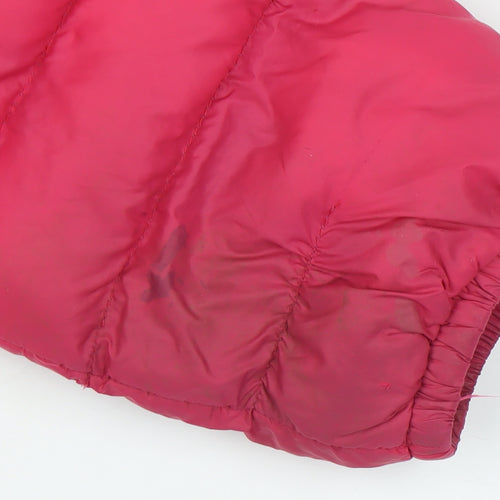 Mountain Warehouse Girls Pink Hooded Puffer Jacket 11-12Y