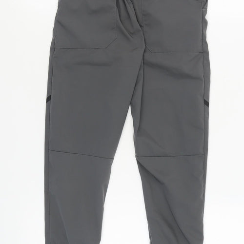 Adidas Boys Grey Jogger Football Trousers Size 9-10 Years