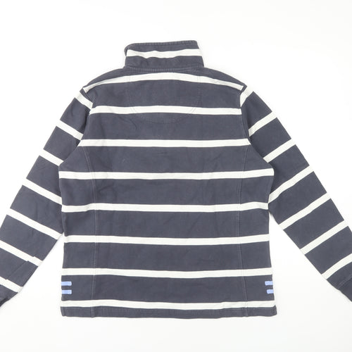 Crew Clothing Women's Blue Stripe Sweatshirt Size 12