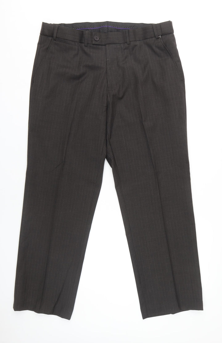 Jeff Banks Men's Black Dress Trousers 38L