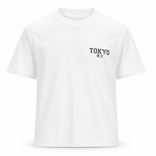 URBN-DEPT Boys White Tokyo Graphic T-Shirt, Size 7 Years