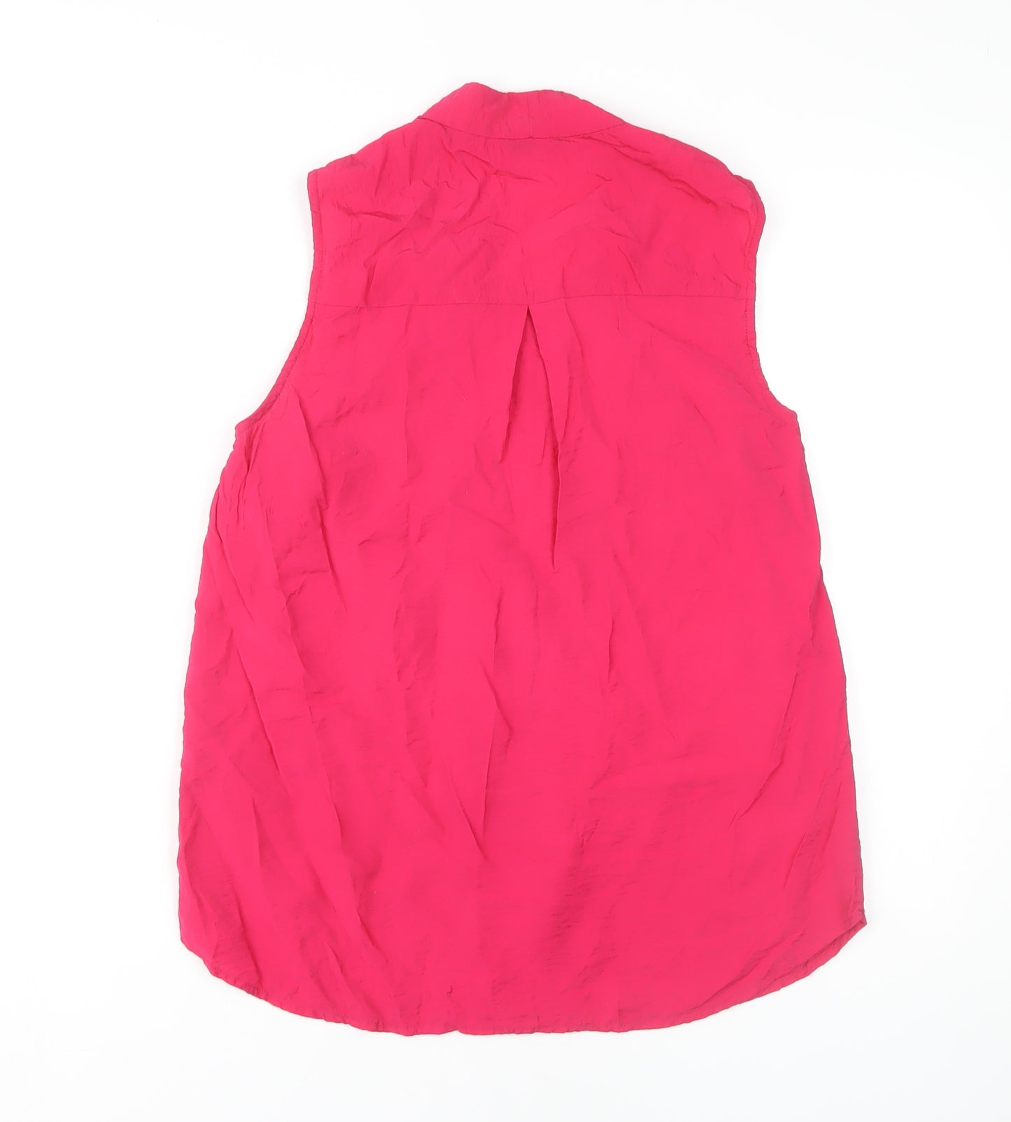 ET VOUS Women's Pink Sleeveless Blouse - Size 12