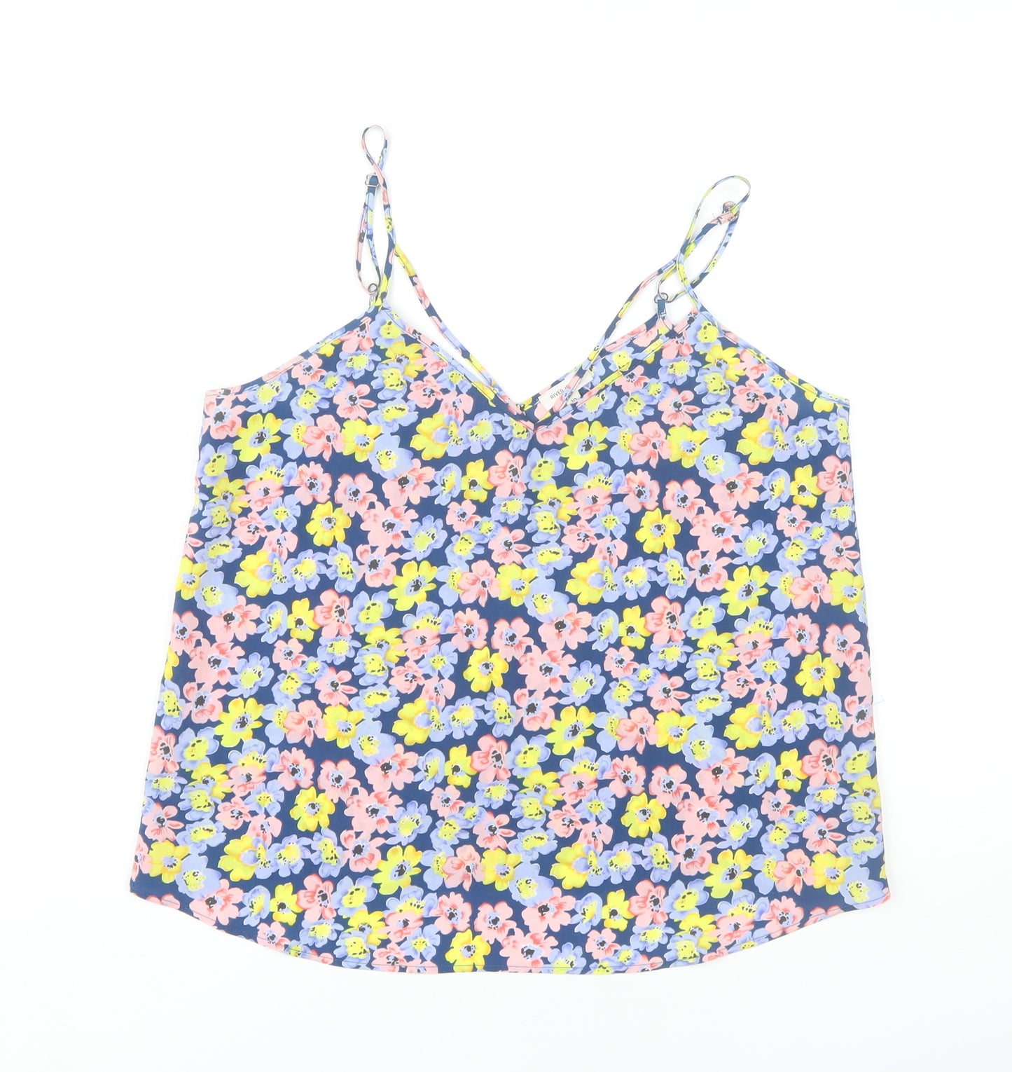 River Island Women’s Floral V-Neck Camisole Top Size 10