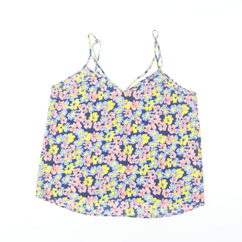 River Island Women’s Floral V-Neck Camisole Top Size 10