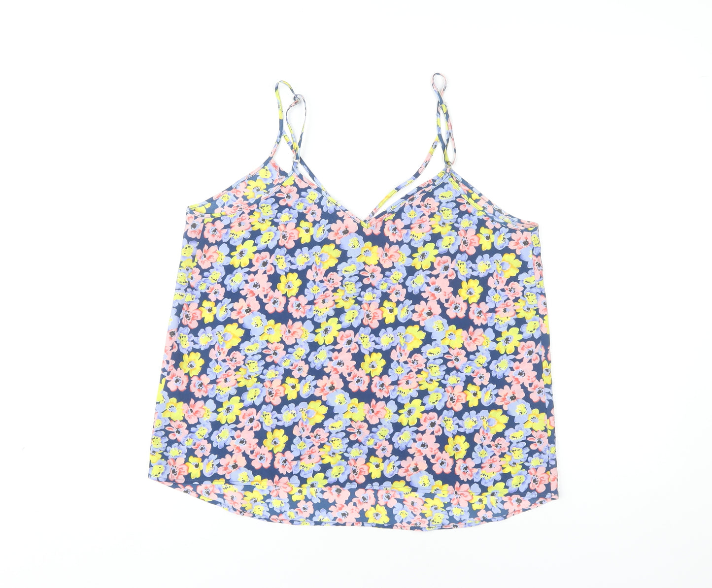 River Island Women’s Floral V-Neck Camisole Top Size 10