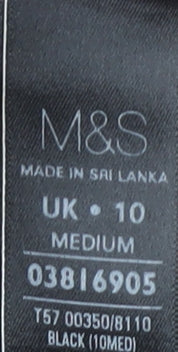 Marks and Spencer Women's Black Trousers Size 10