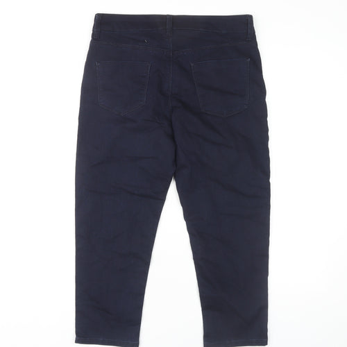 Marks and Spencer Women's Blue Cropped Jeans, Size 12