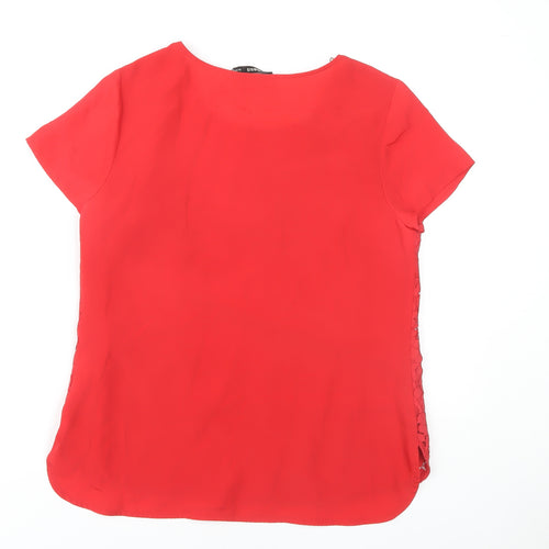 Oasis Women's Red Lace Blouse, Size 12