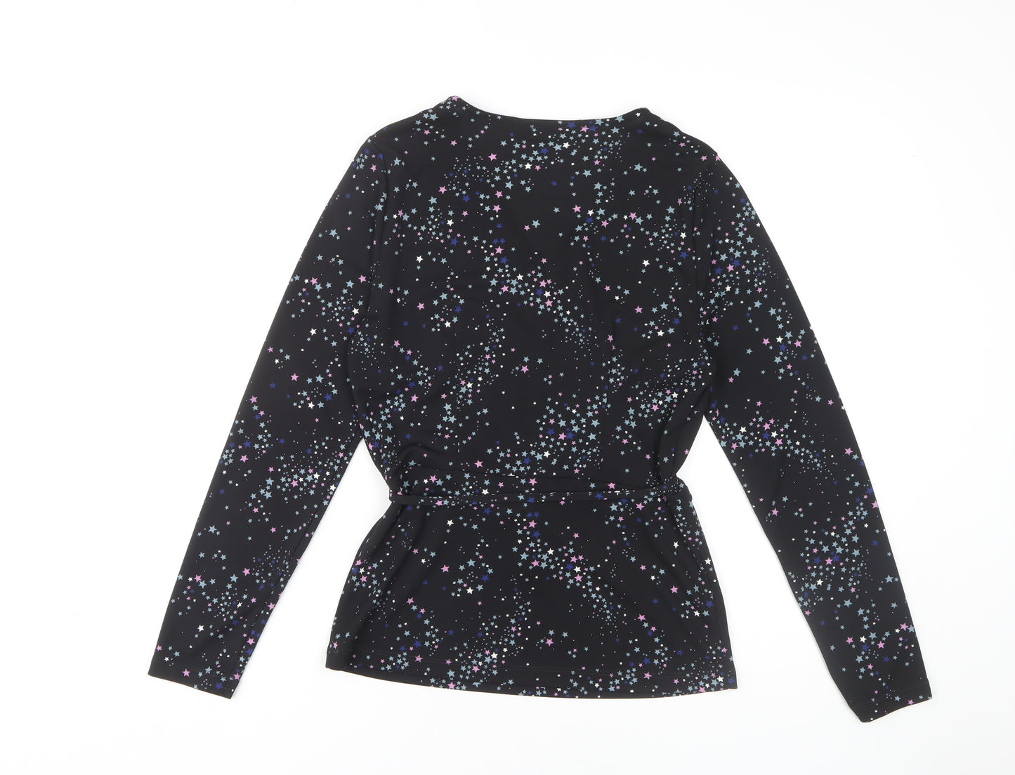 Marks and Spencer Women's Black Wrap Top