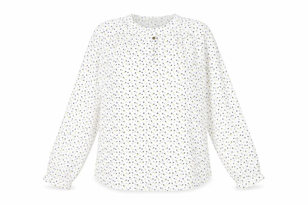 Front view of Marks & Spencer Women's Polka Dot Blouse, size 8