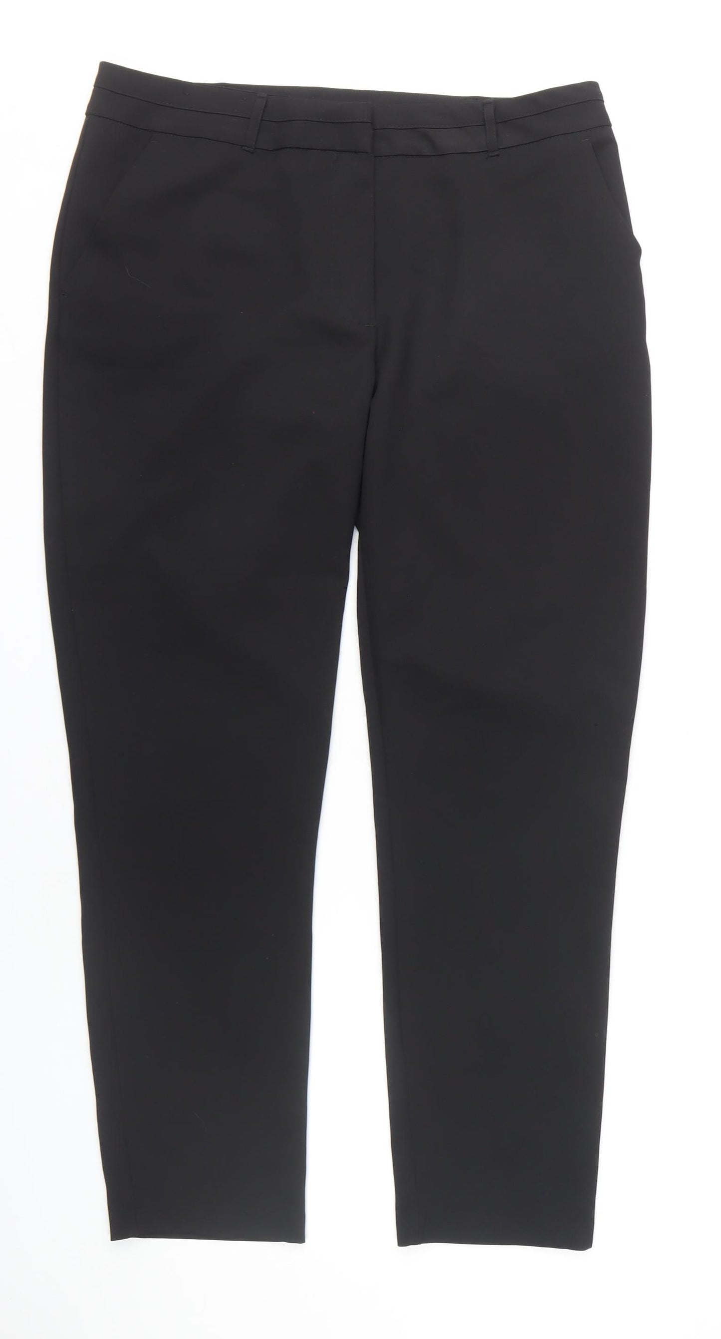 New Look Women's Black Trousers UK 16