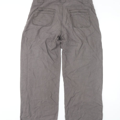 Marks and Spencer Grey Women's Trousers, Size 10