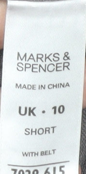 Marks and Spencer Grey Women's Trousers, Size 10