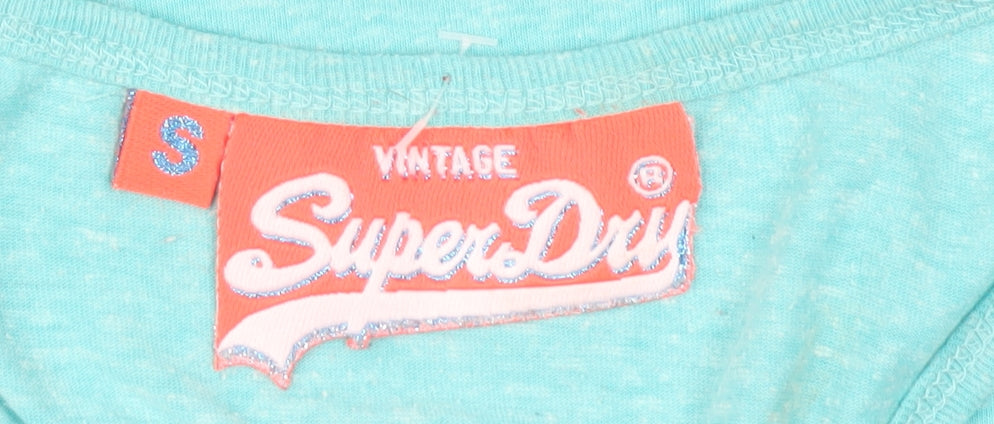 Superdry Women's Blue Tank Top Size S, Summer Essential
