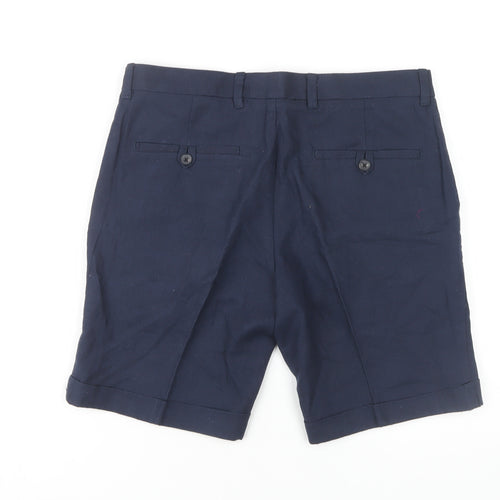Next Men's Blue Chino Shorts Size 32 Regular Fit
