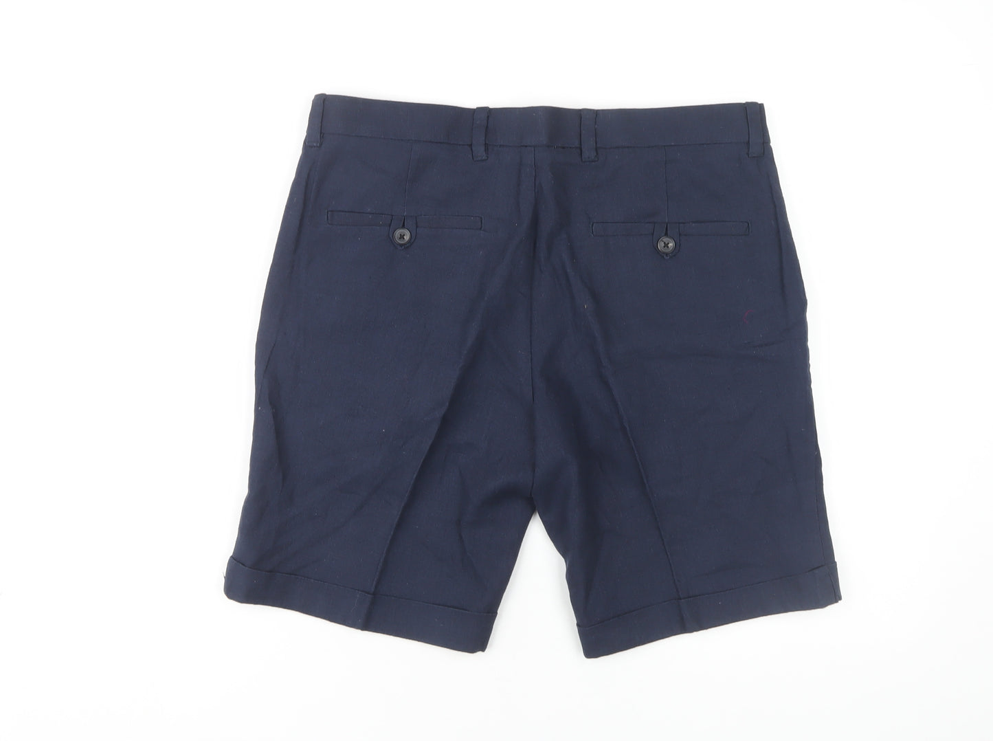 Next Men's Blue Chino Shorts Size 32 Regular Fit