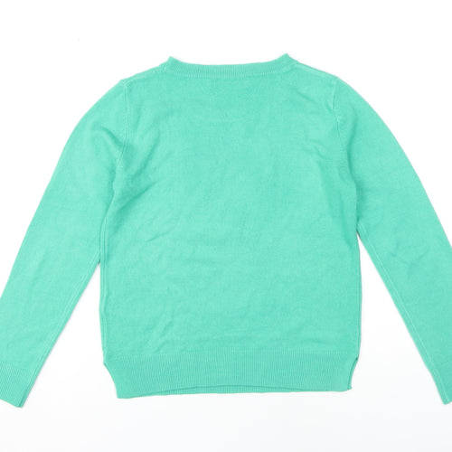 Marks and Spencer Women's Green Pullover Jumper Size 8