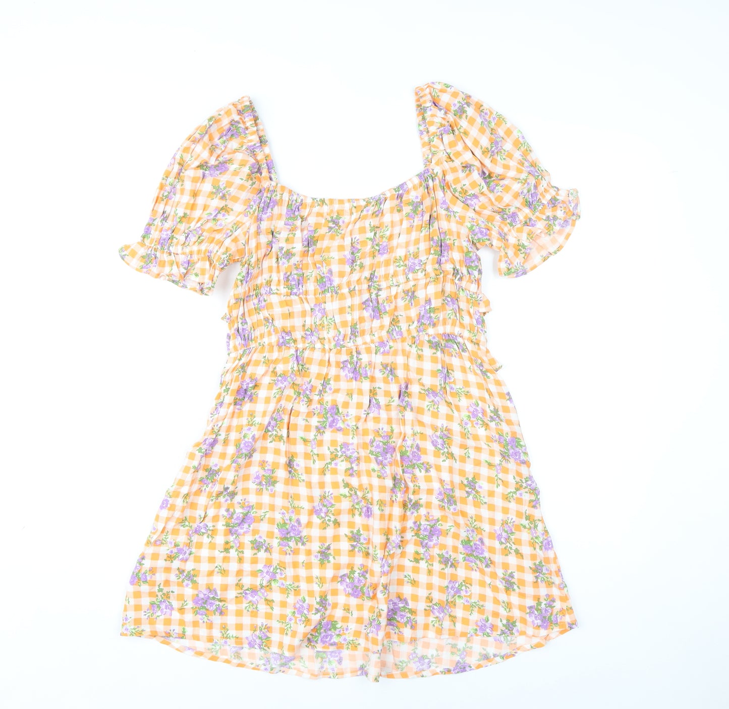 Miss Selfridge Women's Multicolour Floral Dress Size 10