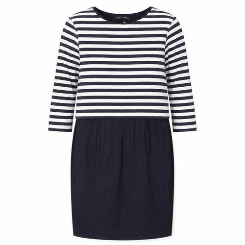 Marks and Spencer Women's 3/4 Sleeve Striped Dress, Size 12