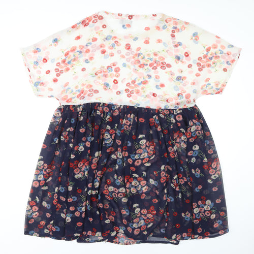 ASOS Women's Multicoloured Floral Dress Size 10