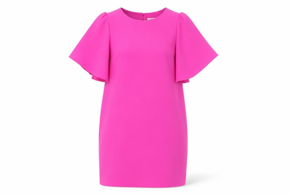 Front view of Miss Selfridge Women Pink Dress, size 12
