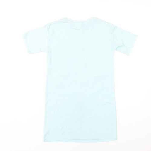 L.O.L. Surprise! Girls Blue Nightshirt 6-7Y Graphic Print Short Sleeve