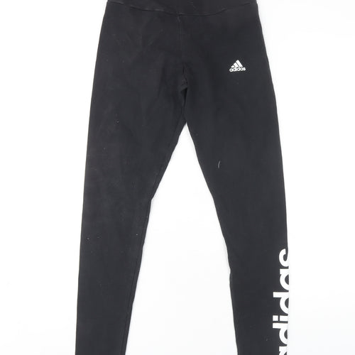 Adidas Women's Black Ankle Leggings, Size S