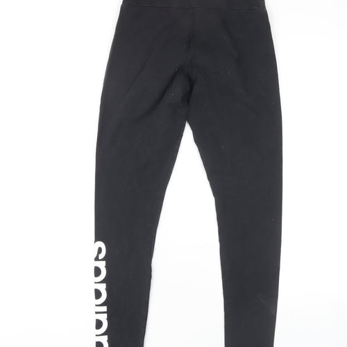 Adidas Women's Black Ankle Leggings, Size S