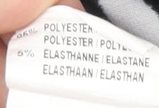 Damart Women's A-Line Floral Skirt, Black, Size 22