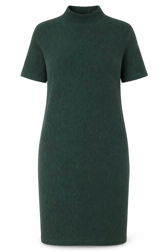 Front view of Marks & Spencer Women's Green Sheath Dress, size 14