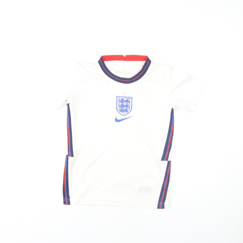 Nike Boys White Football Jersey 2XS - Lightweight & Stylish