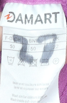 Damart Women’s Purple A-Line Midi Skirt, Size 22