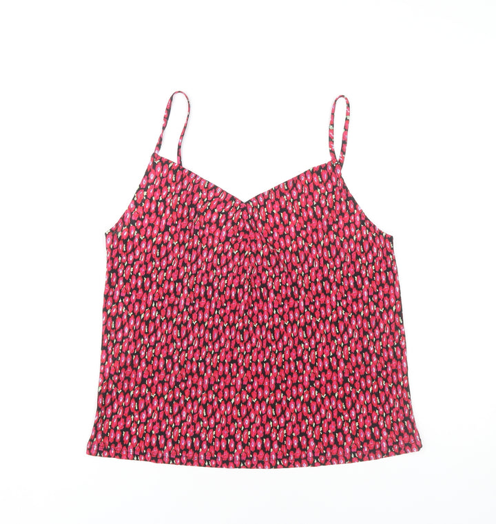 MNG Women's Multicoloured Floral Camisole Tank Top, Size M