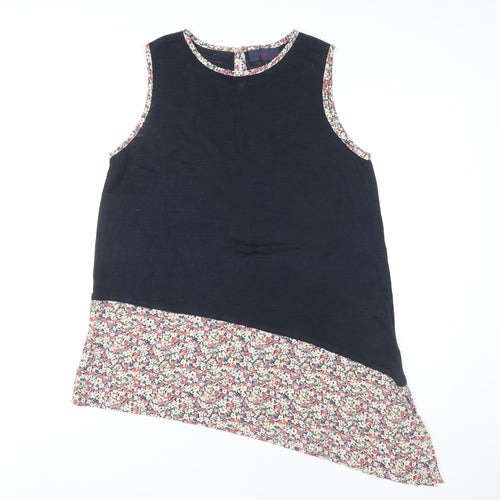 Next Women's Multicoloured Floral Tunic Top Size 14