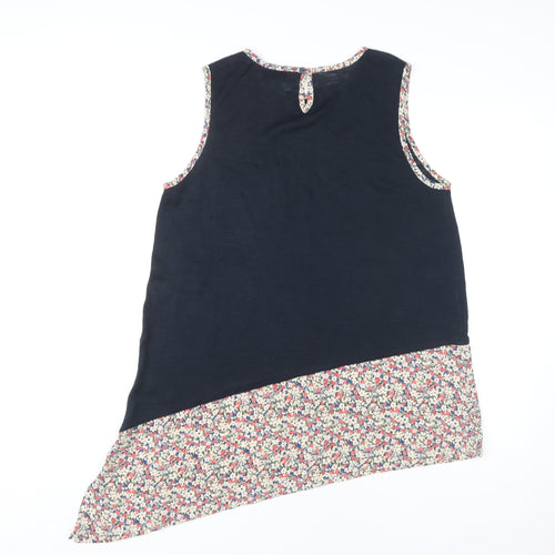 Next Women's Multicoloured Floral Tunic Top Size 14